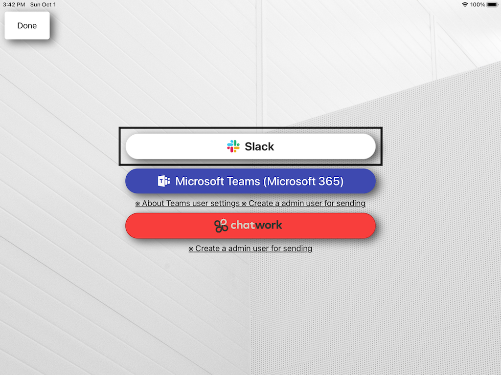 Tap Slack
